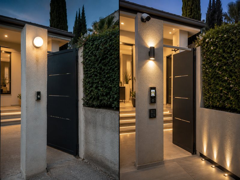 Installation domotique — câblage avant travaux, villa Côte d'Azur