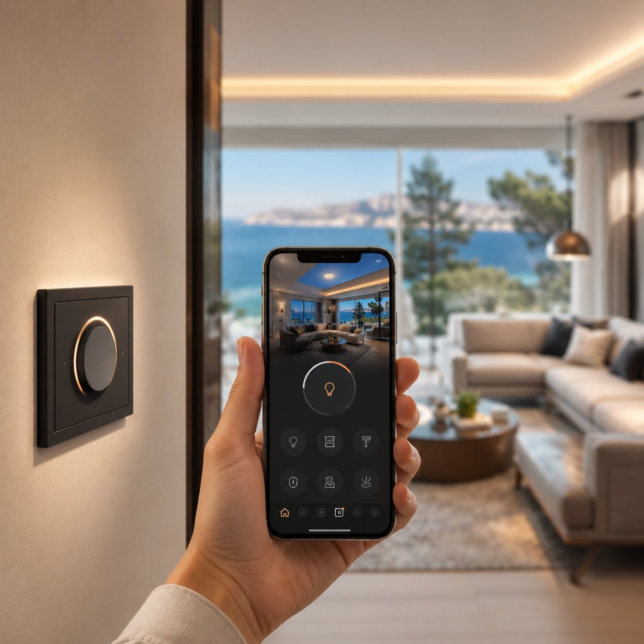 Installation domotique KNX Smart Home Nice